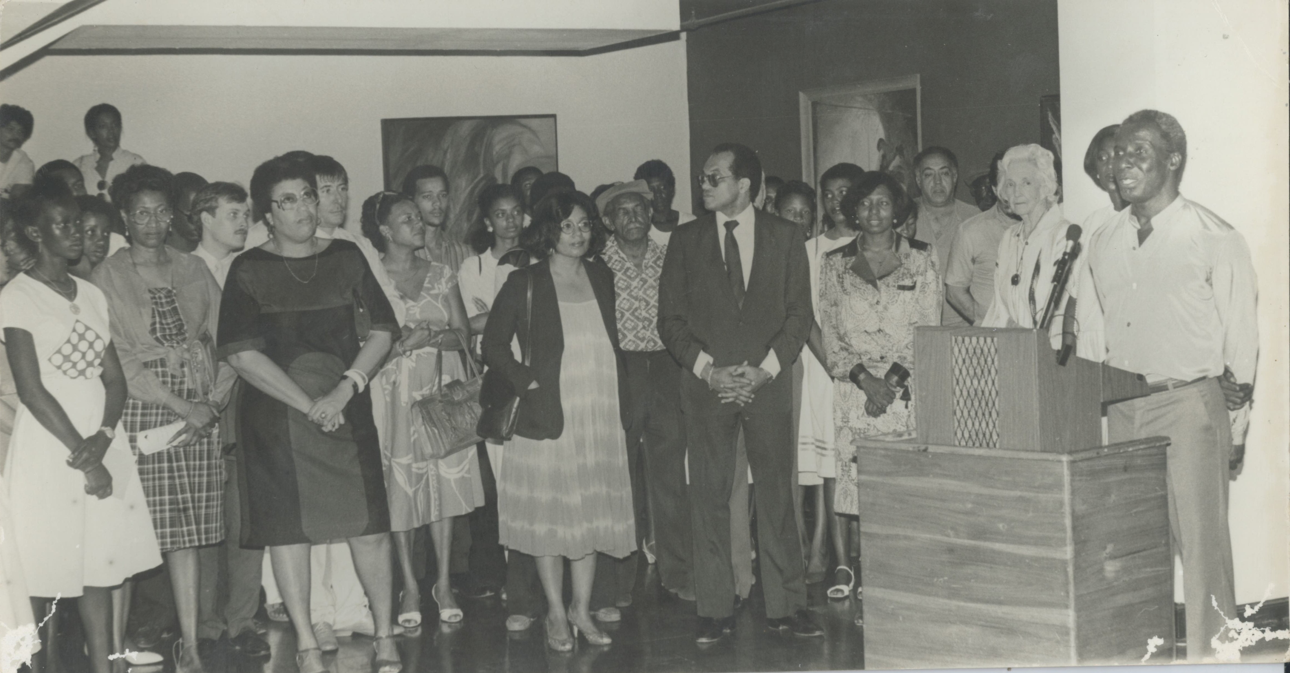 A scenic mountain view